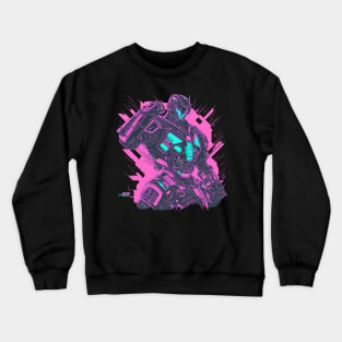 Fight Robot - Drip Neon Crewneck Sweatshirt